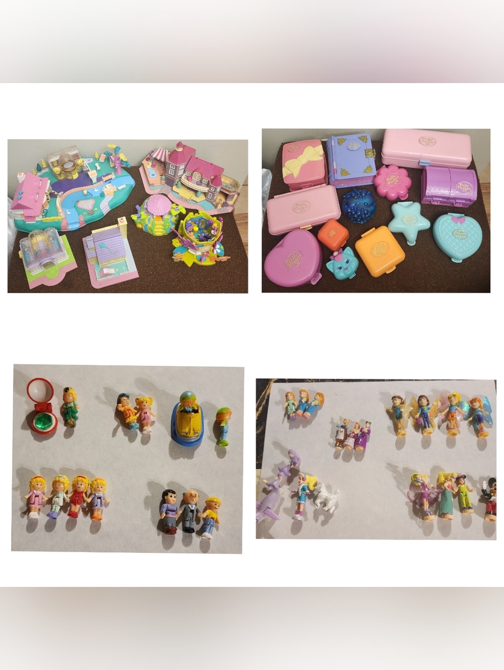 Large Lot of Vintage 90s Blue Bird Polly Pockets